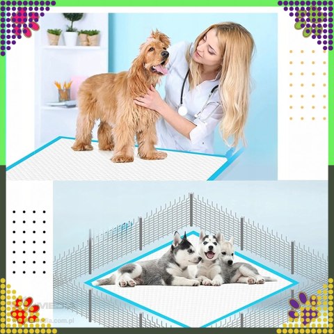 288 x Podkłady Maty Higieniczne dla Psa do Nauki Sikania Xl 40x60cm Grube 50 szt