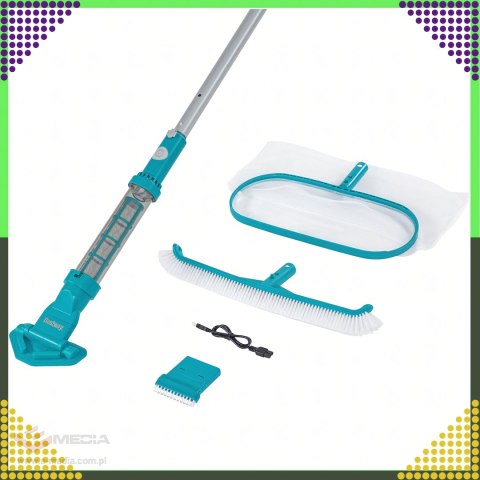 Bestway 58831 Zestaw Czyszczący do Czyszczenia Basenu z Odkurzaczem
