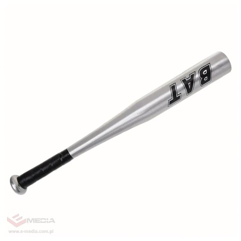 Kij Baseballowy Bejsbolowy Bat Aluminiowy 25" 64cm Mocny Treningowy Srebrny