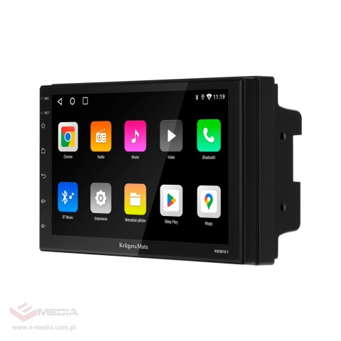 Radio Samochodowe Kruger&Matz KM2010 CarPlay/AndroidAuto