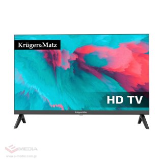 Telewizor Kruger&Matz 24" HD DVB-T2 H.265 HEVC 230/12V