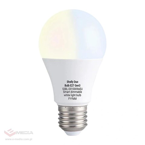 Żarówka LED SHELLY Duo Bulb Gen3 E27