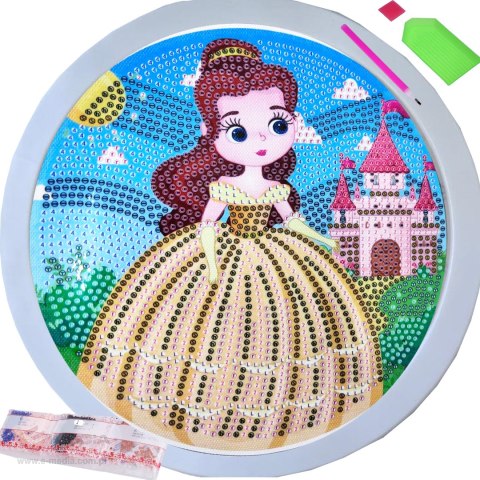HAFT DIAMENTOWY 20x20 DIAMOND PAINTING MOZAIKA DIAMENTOWA OBRAZ Z RAMKĄ