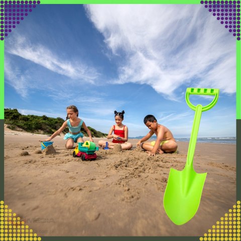 Łopatka Łopata Szpadel do Piasku na Plażę Piaskownice Mocna duża 51 cm