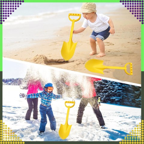 Łopatka Łopata Szpadel do Piasku na Plażę Piaskownice Mocna duża 51 cm