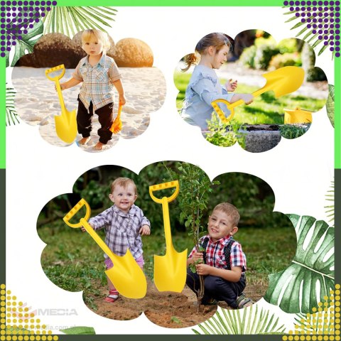 Łopatka Łopata Szpadel do Piasku na Plażę Piaskownice Mocna duża 51 cm
