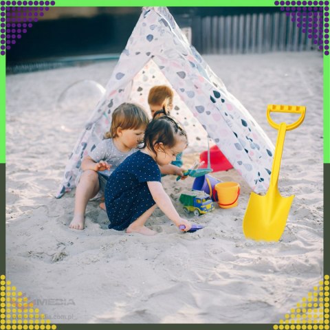 Łopatka Łopata Szpadel do Piasku na Plażę Piaskownice Mocna duża 51 cm