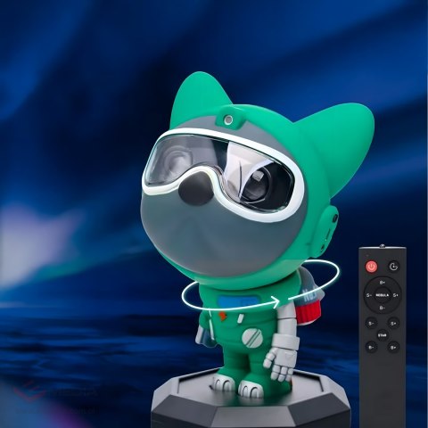 Projektor Laserowy Kosmosu Led Astronauta Psi Patrol 360° Lampa Gwiazdy
