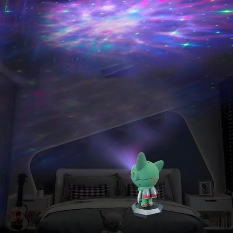 Projektor Laserowy Kosmosu Led Astronauta Psi Patrol 360° Lampa Gwiazdy