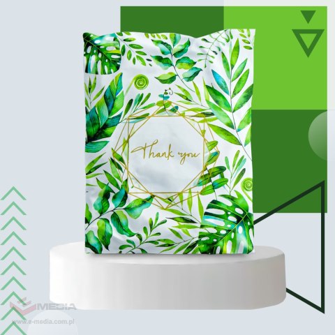 FOLIOPAKI KURIERSKIE MOCNE KOPERTY FOLIOWE 310X420 THANK YOU 50szt