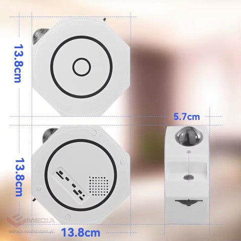 Projektor Gwiazd Rzutnik Nieba Lampka Led Nocna Relaksacyjna + Pilot