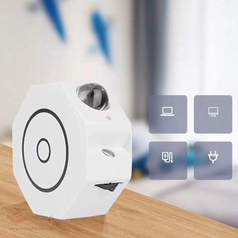Projektor Gwiazd Rzutnik Nieba Lampka Led Nocna Relaksacyjna + Pilot