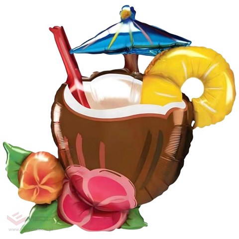 Zestaw Balonów Aloha Hawajskie na Urodziny Urodzinowe Przyjęcia 5 szt