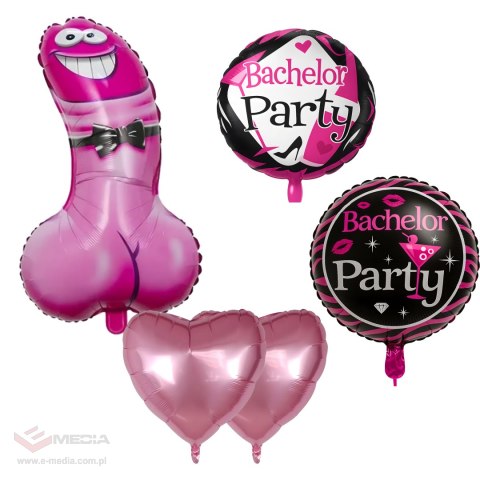 Zestaw Balonów na Wieczór Panieński Zabawne Balony Przyjęcia 6 szt