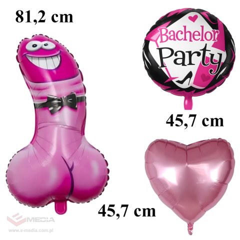 Zestaw Balonów na Wieczór Panieński Zabawne Balony Przyjęcia 6 szt