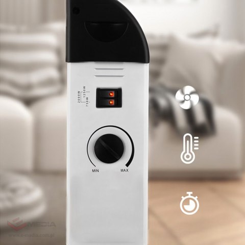 Grzejnik Elektryczny Konwektorowy 2000W Farelka Energoosczędny Termostat