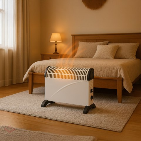 Grzejnik Elektryczny Konwektorowy 2000W Farelka Energoosczędny Termostat
