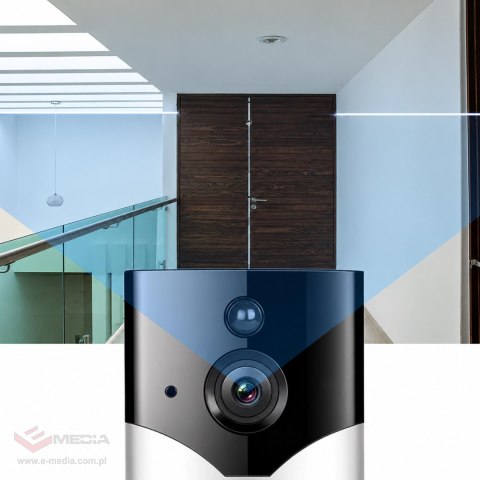 Inteligentny Wideodomofon Dzwonek Bezprzewodowy z Kamerą Smart WiFi Pir