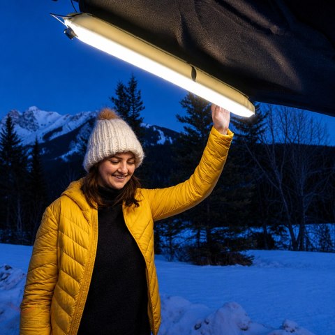 Nadmuchiwana Dmuchana Lampa Led Kempingowa Turystyczna USB 90x12cm 500 Lm