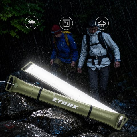 Nadmuchiwana Dmuchana Lampa Led Kempingowa Turystyczna USB 90x12cm 500 Lm