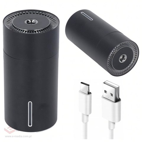 Nawilżacz Powietrza Samochodowy Mini Dyfuzor Zapachowy USB Mgiełka