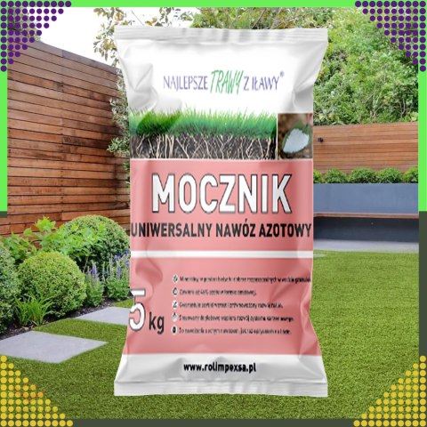 Premium Mocznik Nawóz Ekologiczny 5kg Uniwersalny Azotowy do Ogrodu Trawy