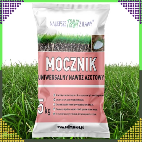 Premium Mocznik Nawóz Ekologiczny 5kg Uniwersalny Azotowy do Ogrodu Trawy