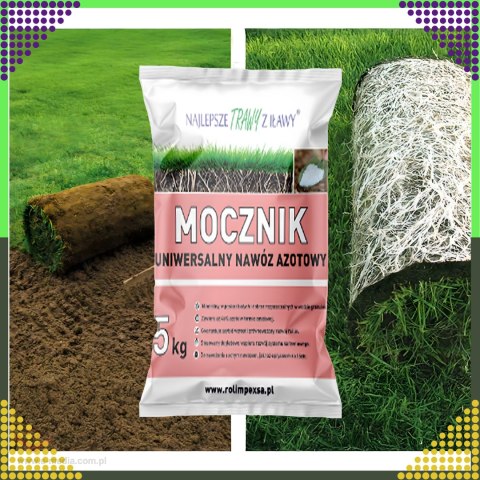 Premium Mocznik Nawóz Ekologiczny 5kg Uniwersalny Azotowy do Ogrodu Trawy