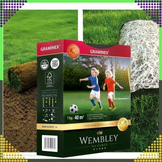 Premium Trawa sportowa sportowa boiskowa WEMBLEY 1kg 40m trawnik sportowy