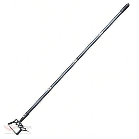Motyka z Metalowym Trzonkiem Grabie Ogrodowe 4 Sekcyjna z Pazurkami 160cm