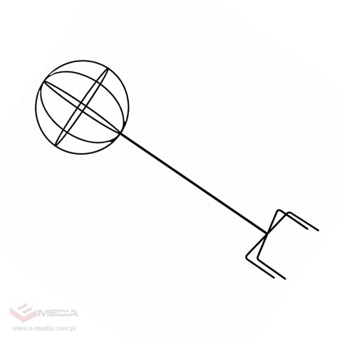 Pergola Ogrodowa Tarasowa Metalowa Podpora do Pnączy Róż Kwiatów 50x10cm Czarna