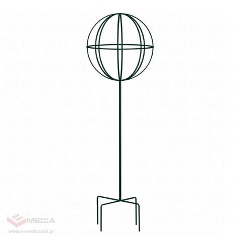Pergola Ogrodowa Tarasowa Metalowa Podpora do Pnączy Róż Kwiatów 50x10cm zielona
