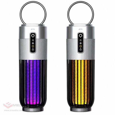 Lampa Lampka Owadobójcza na Komary Muchy Owady Wisząca Ogrodowa z Timerem