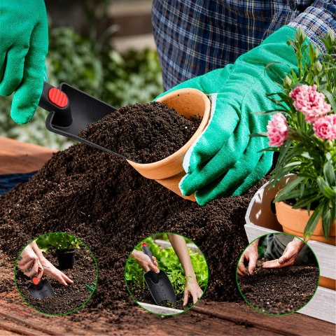 Łopatka Ogrodowa Plastikowa Szeroka do Przesadzania Sadzenia Roślin 27,5cm