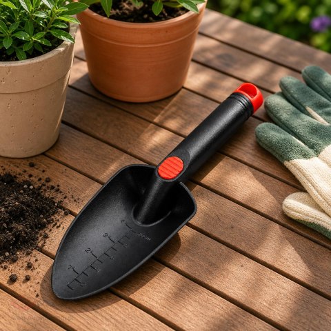 Łopatka Ogrodowa Plastikowa Szeroka do Przesadzania Sadzenia Roślin 27,5cm
