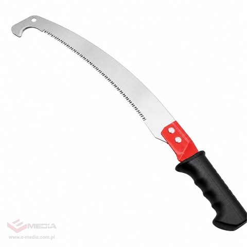 Piła Ręczna do Gałęzi Drewna Drzewa z Hakiem Piłka Ogrodowa Stalowa 40cm