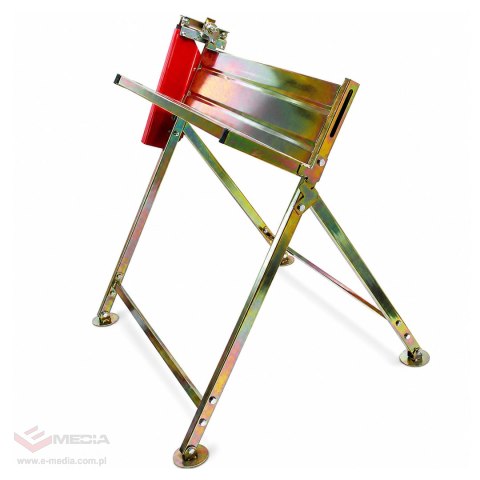 Stojak Kozioł Uchwyt Metalowy do Cięcie Drewna z Uchwytem na Piłę 88x86x71cm