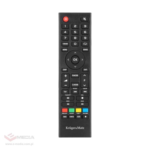 Telewizor Kruger&Matz 24" HD DVB-T2 H.265 HEVC 230/12V