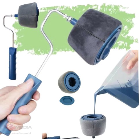 Wałek Malarski do Malowania Ścian Rogów Narożników Niekapiący Paint Roller