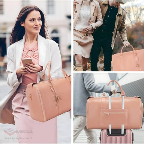Składana Torba Podróżna Elegancka Biznesowa na Garnitur Sukienke 2w1 55L