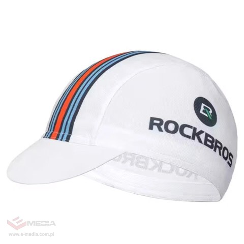 Czapka kolarska Rockbros MZ10022 z daszkiem - biała