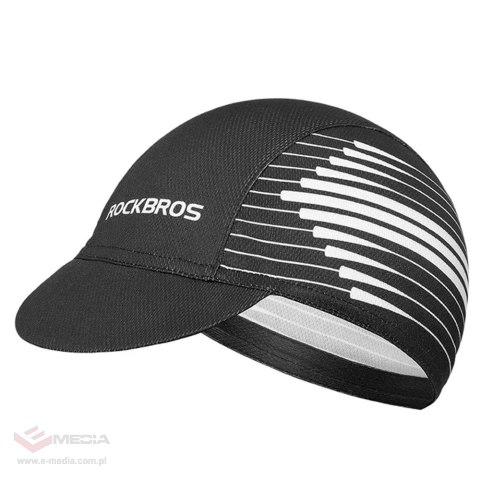 Czapka kolarska Rockbros MZ10023 z daszkiem - czarna