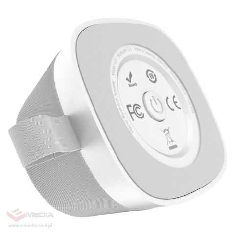 Głośnik bezprzewodowy Dudao Y20 z mocowaniem magnetycznym Bluetooth 5.3 - srebrny