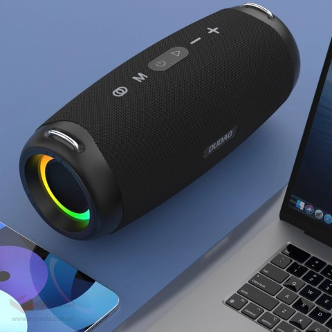 Głośnik bezprzewodowy Dudao Y21Pro podświetlany RGB Bluetooth 5.3 - czarny