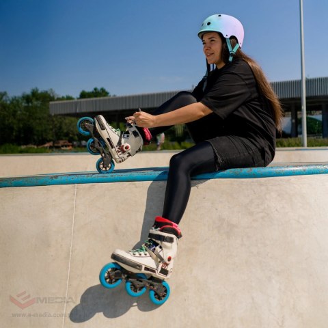 Kask rowerowy BMX/hulajnoga Wozinsky 54-58 cm - gradient różowy