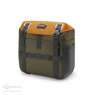 Torba rowerowa Rockbros W019 na kierownicę 13,5-24L - zielono-pomarańczowa