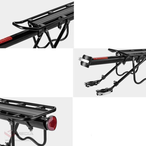 Bagażnik rowerowy Rockbros Shelves - tylny, na sztycę, szybkozamykacz