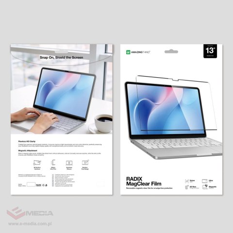 Folia ochronna AMAZINGTHING Radix MagClear Film na MacBook Neo 13"