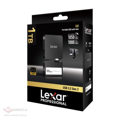 Przenośny dysk SSD Lexar Professional SL400 1TB + Hub