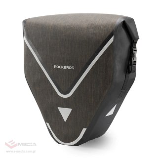 Torba rowerowa Rockbros AS-001-3BG na bagażnik wodoodporna 20 l - czarna